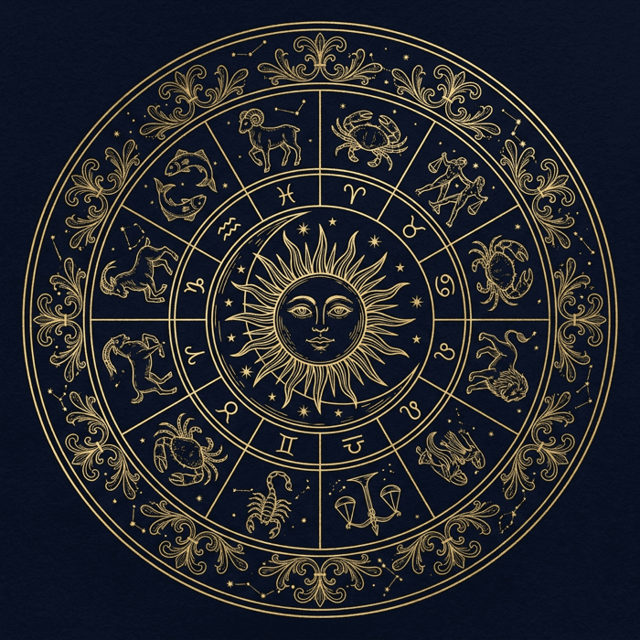 Western Astrology illustration